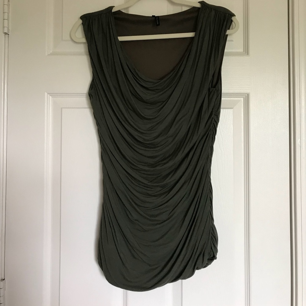 Olive Green Maurices Flowy Tank/Blouse
